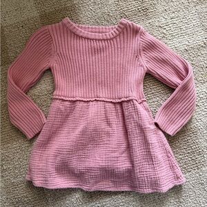 Chelsea & Violet Baby Pink Ribbed Knit